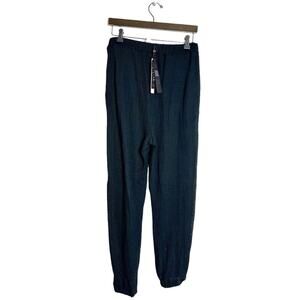 NWT Vitamin A mesh jogger pants cover up black Sz M